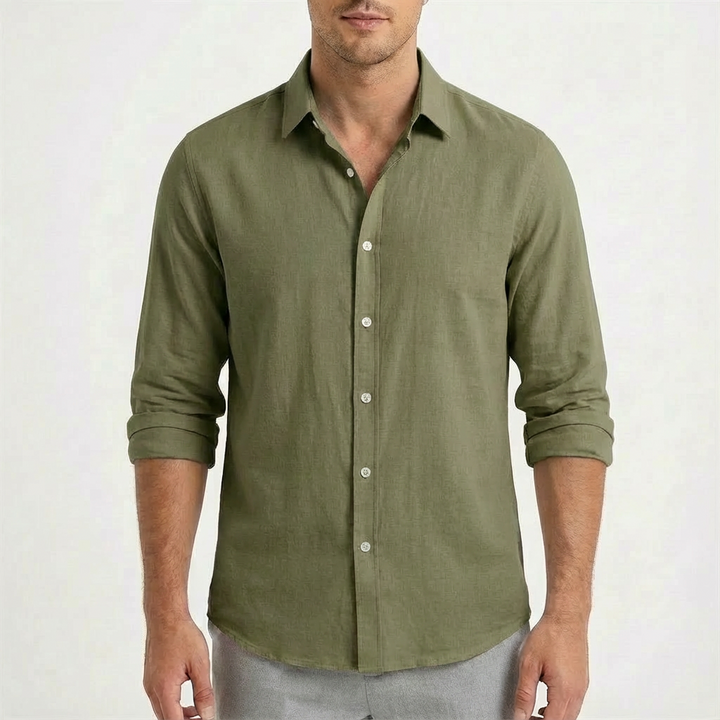 Russell | Camisa Casual de Hombre con Botones