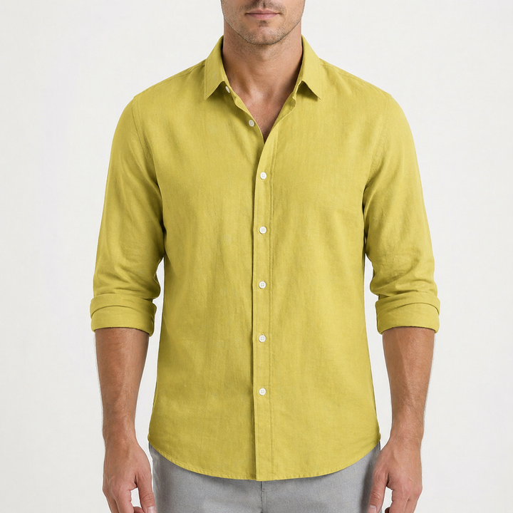 Russell | Camicia Casual da Uomo con Bottoni