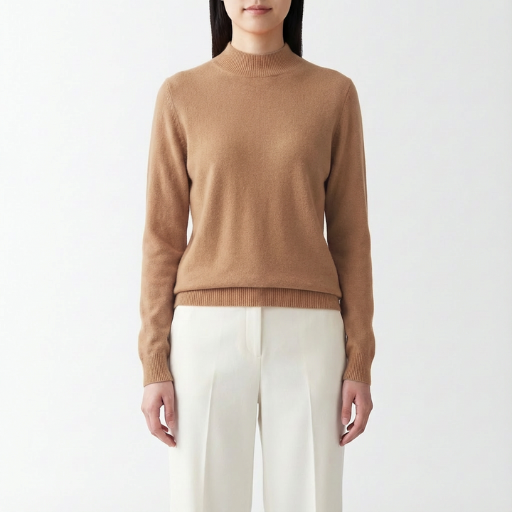 Sandy | Suéter de Punto Acanalado de Manga Larga para Mujer