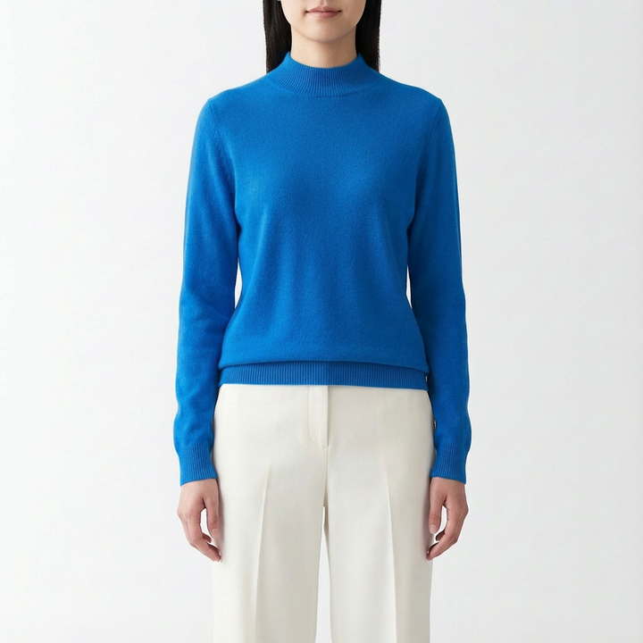 Sandy | Suéter de Punto Acanalado de Manga Larga para Mujer