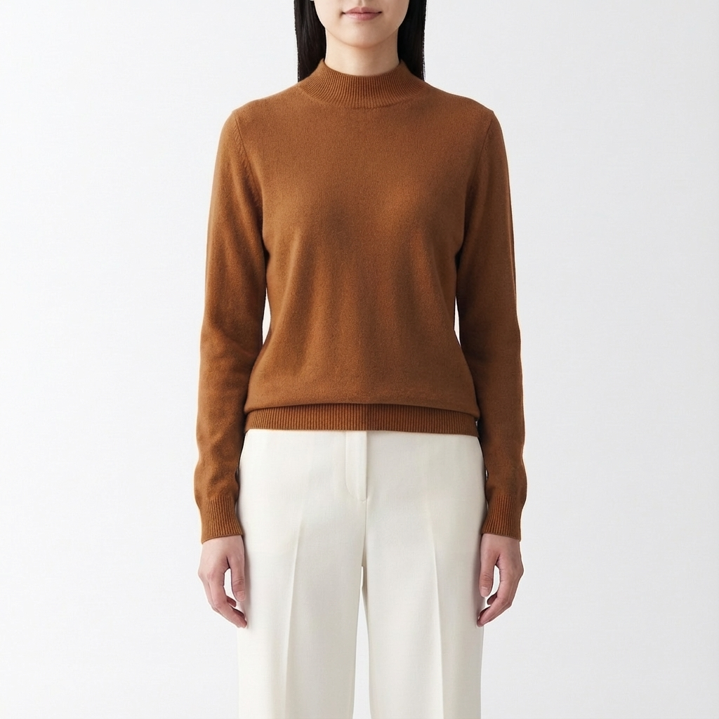 Sandy | Suéter de Punto Acanalado de Manga Larga para Mujer