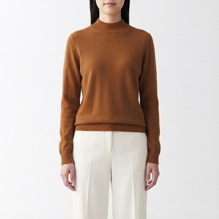 Sandy | Suéter de Punto Acanalado de Manga Larga para Mujer