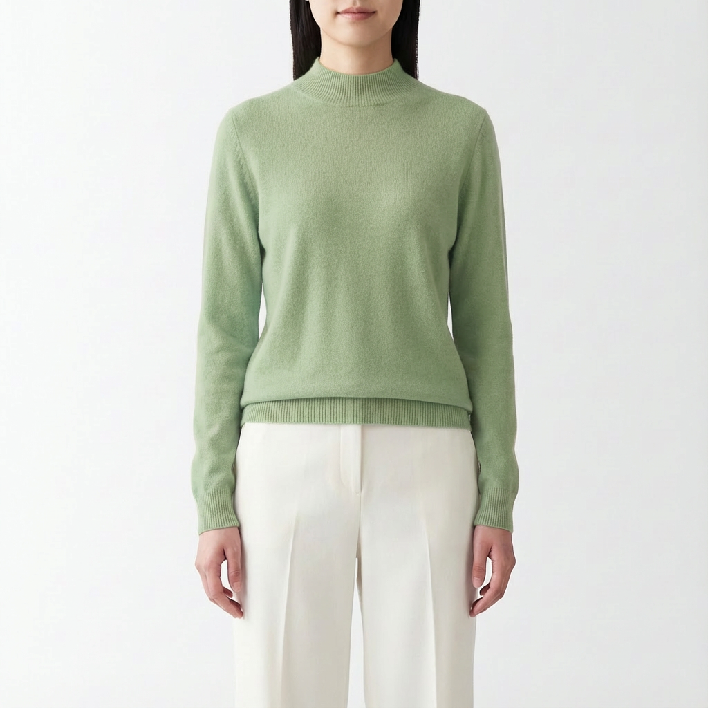 Sandy | Suéter de Punto Acanalado de Manga Larga para Mujer