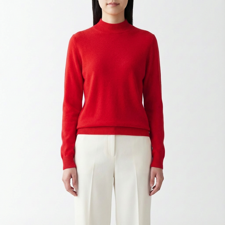 Sandy | Suéter de Punto Acanalado de Manga Larga para Mujer