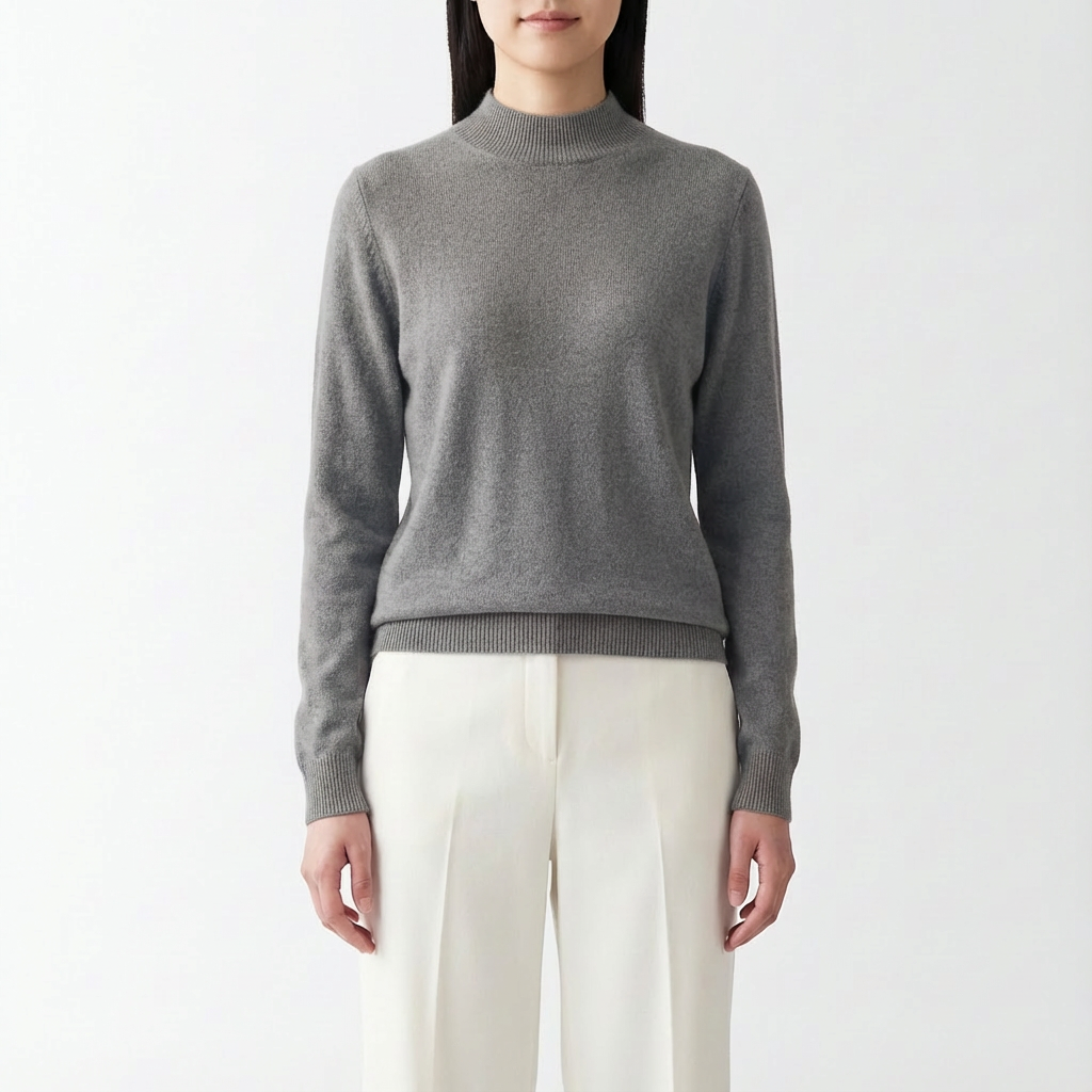 Sandy | Suéter de Punto Acanalado de Manga Larga para Mujer