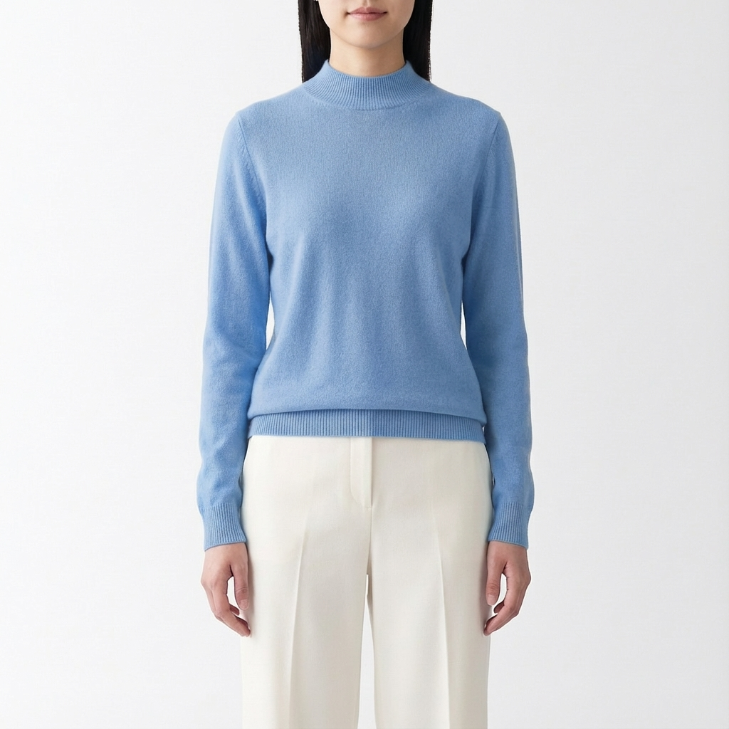 Sandy | Suéter de Punto Acanalado de Manga Larga para Mujer