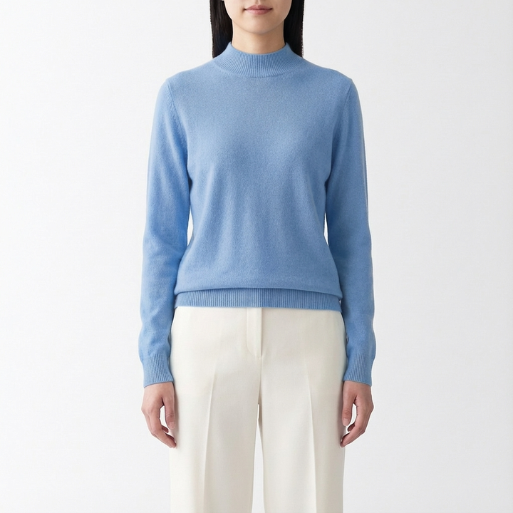 Sandy | Suéter de Punto Acanalado de Manga Larga para Mujer