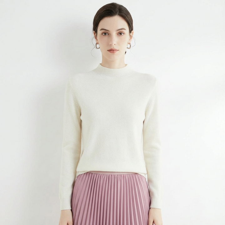 Sandy | Suéter de Punto Acanalado de Manga Larga para Mujer