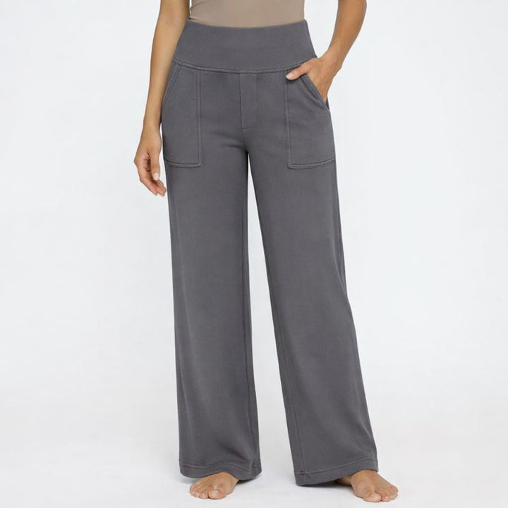 Sarah | Pantaloni da donna a gamba larga e vita alta