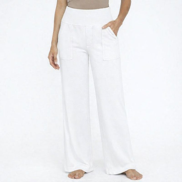 Sarah | Pantaloni da donna a gamba larga e vita alta