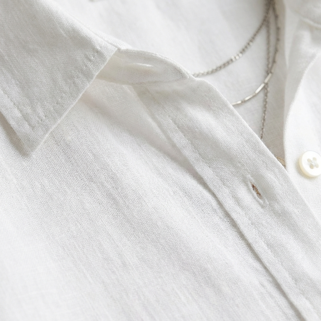 Sofia | Camicia Donna con Colletto Classico e Orlo Arrotondato | Informale