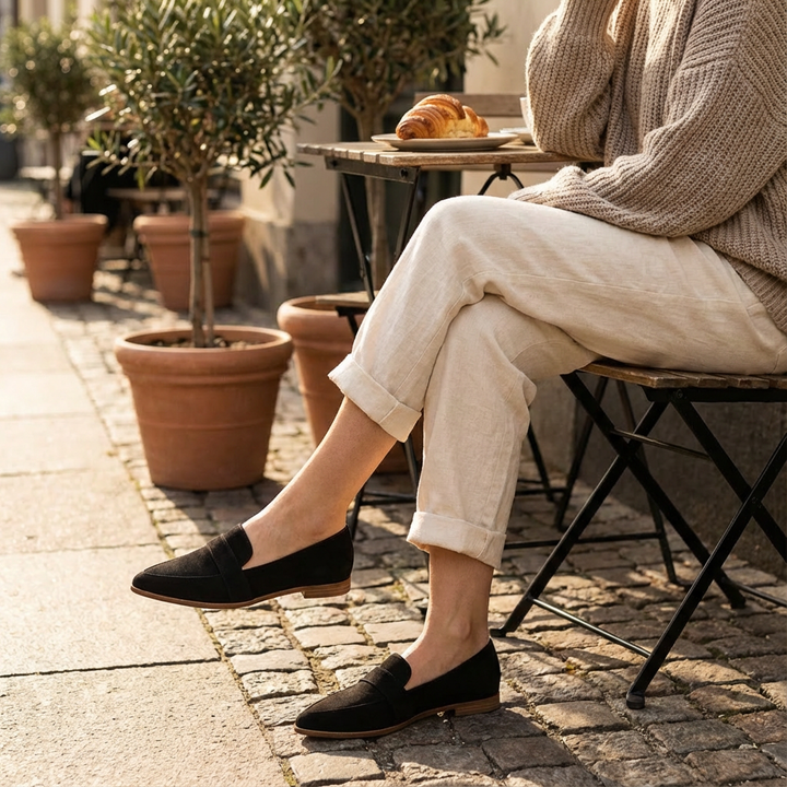 Sofia | Mujer Mocasines Con Puntera Puntiaguda Y Detalle Penny | Elegante