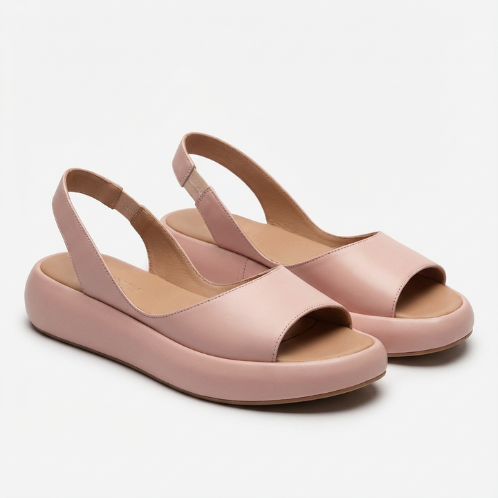 Sofia | Mujer Sandalias Cuña Con Puntera Abierta Y Tira Trasera | Cómodo