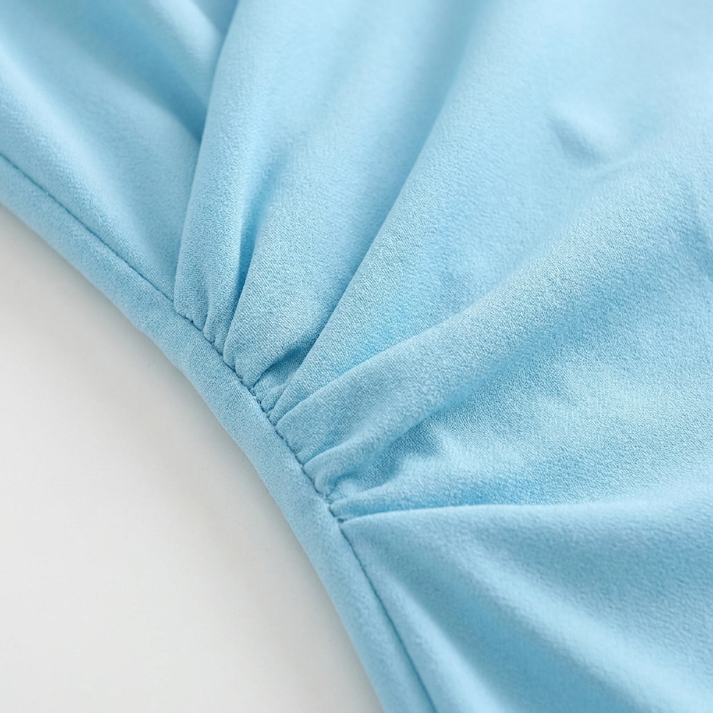 Sofia | Abito Midi Donna con Effetto Sfumato e Dettaglio Arricciato | Elegante