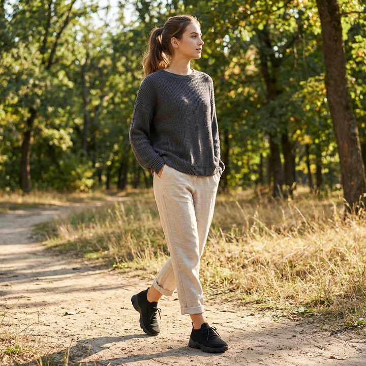 Sofia | Scarpe da corsa donna con tessuto traspirante e calzino alla caviglia | Sportive