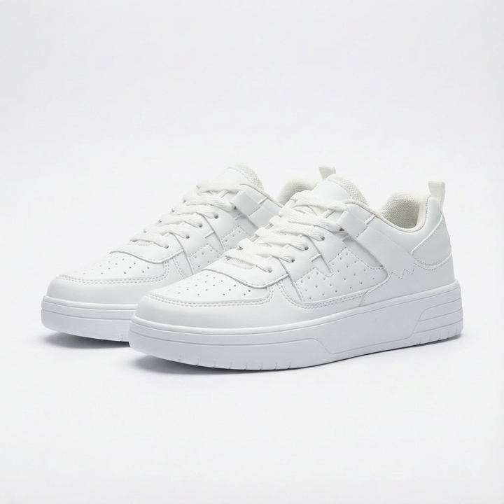 Sofia | Mujer Zapatillas Skate Con Paneles Contrastantes Y Cordones | Urbano