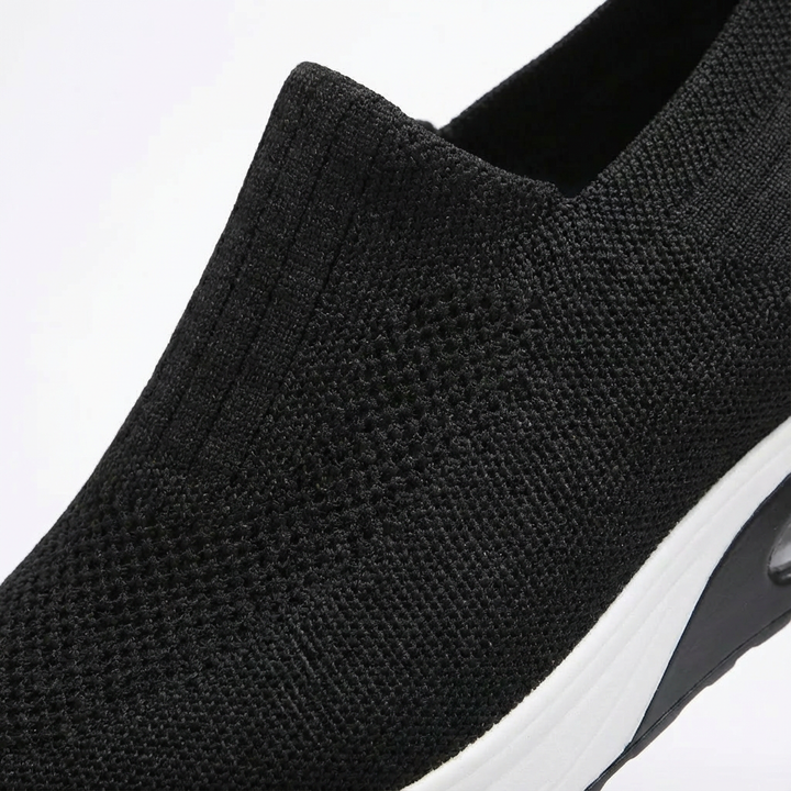 Sofia | Mujer Zapatillas Slip-On Con Tejido Transpirable Y Tobillo Elástico | Confort