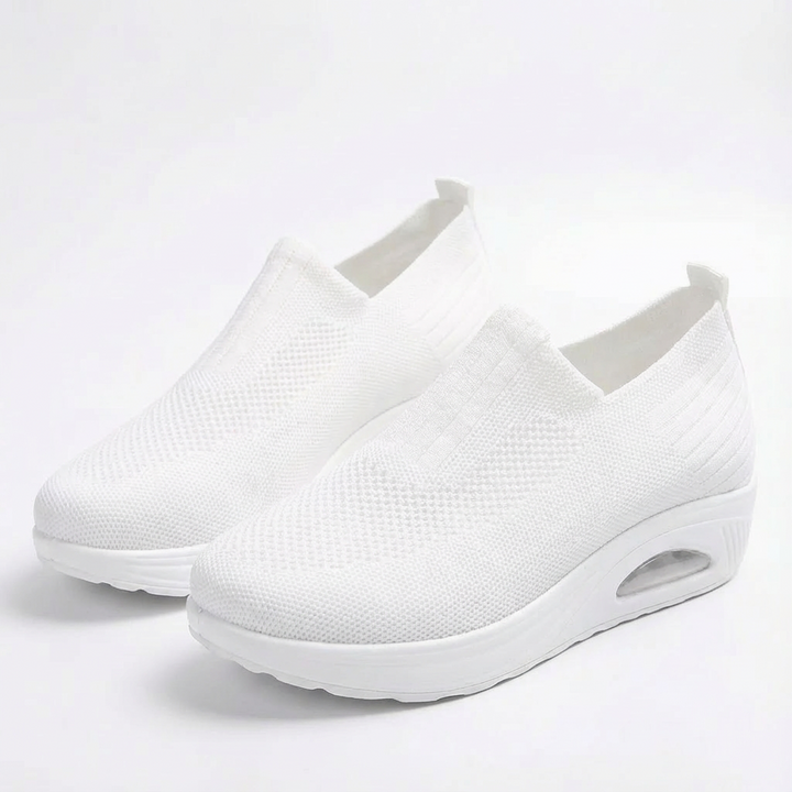 Sofia | Mujer Zapatillas Slip-On Con Tejido Transpirable Y Tobillo Elástico | Confort