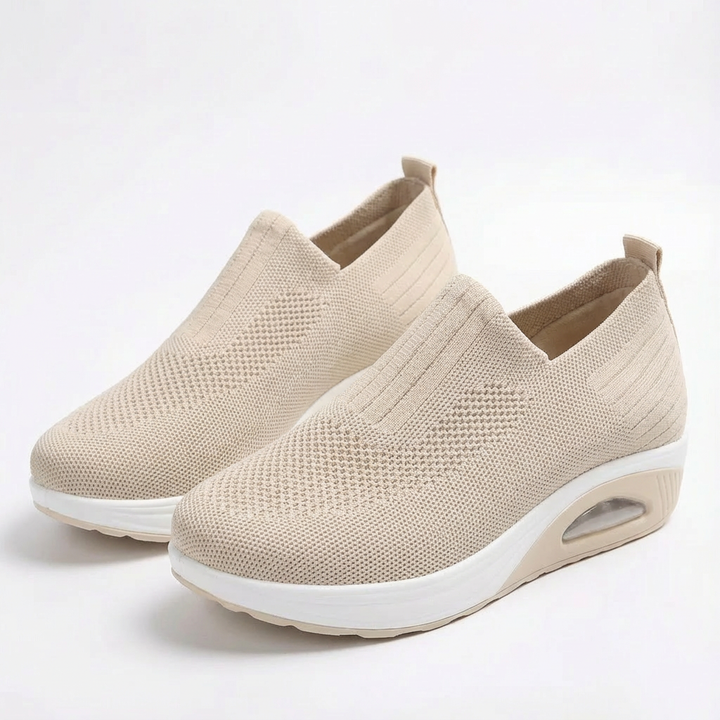 Sofia | Mujer Zapatillas Slip-On Con Tejido Transpirable Y Tobillo Elástico | Confort