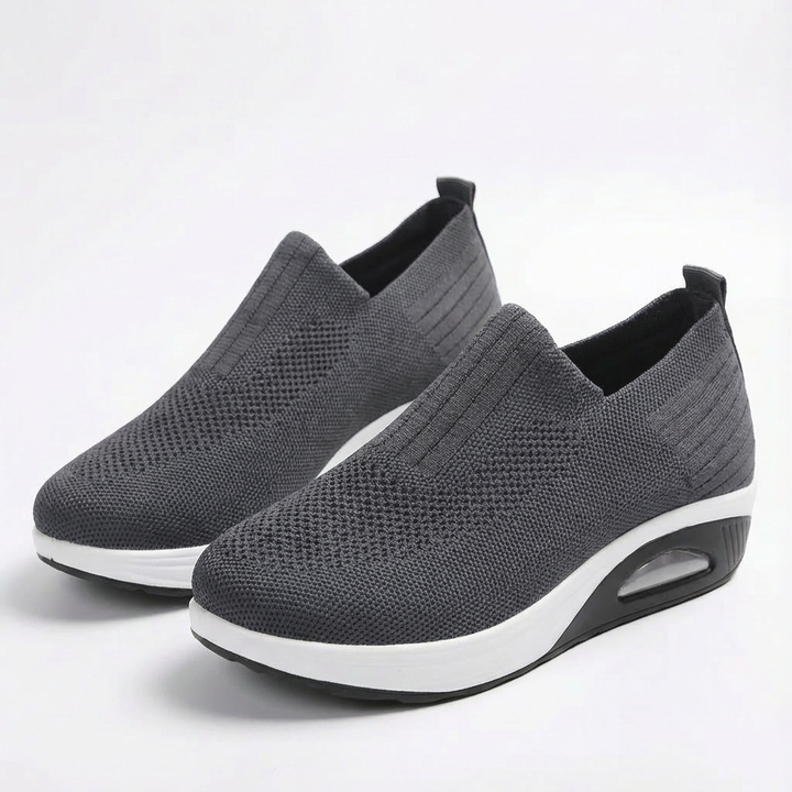 Sofia | Mujer Zapatillas Slip-On Con Tejido Transpirable Y Tobillo Elástico | Confort