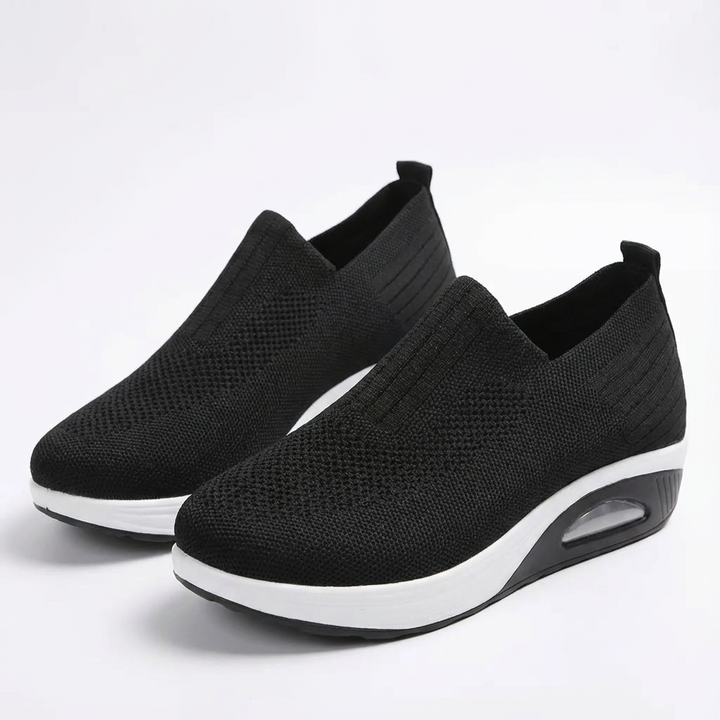 Sofia | Mujer Zapatillas Slip-On Con Tejido Transpirable Y Tobillo Elástico | Confort