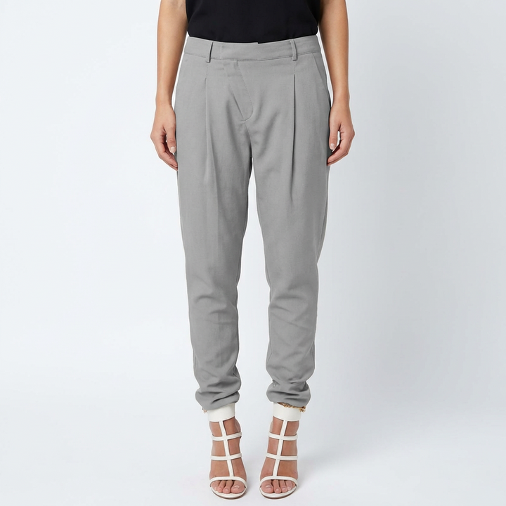 Sofia | Pantalón De Vestir Mujer Con Bajo Ajustado Y Bolsillos Laterales | Elegante