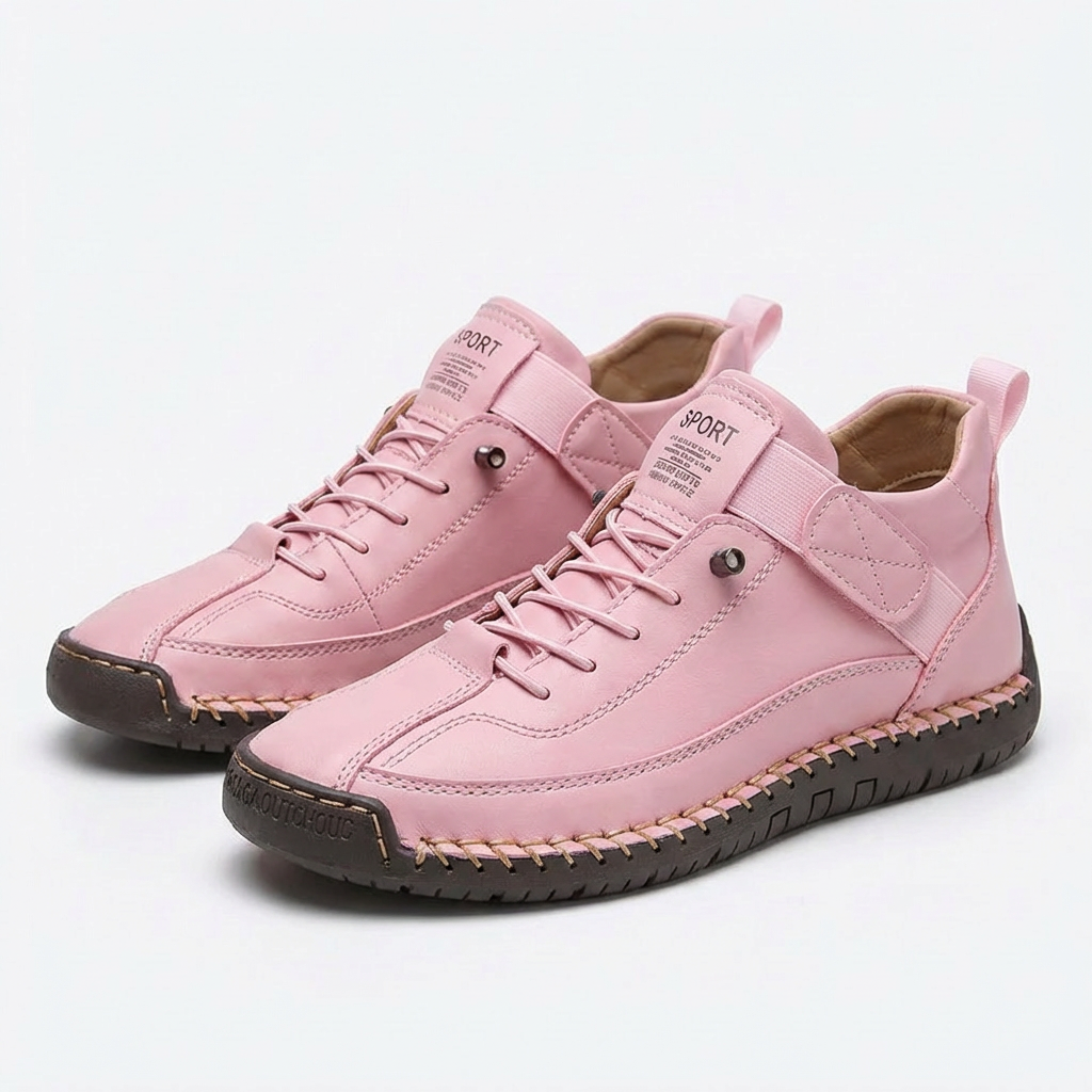 Sofia | Scarpe da Donna con Cucitura Intrecciata e Chiusura a Strappo | Informali