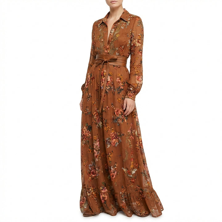 Soledad | Abito Lungo Ricamato Bohemien Donna