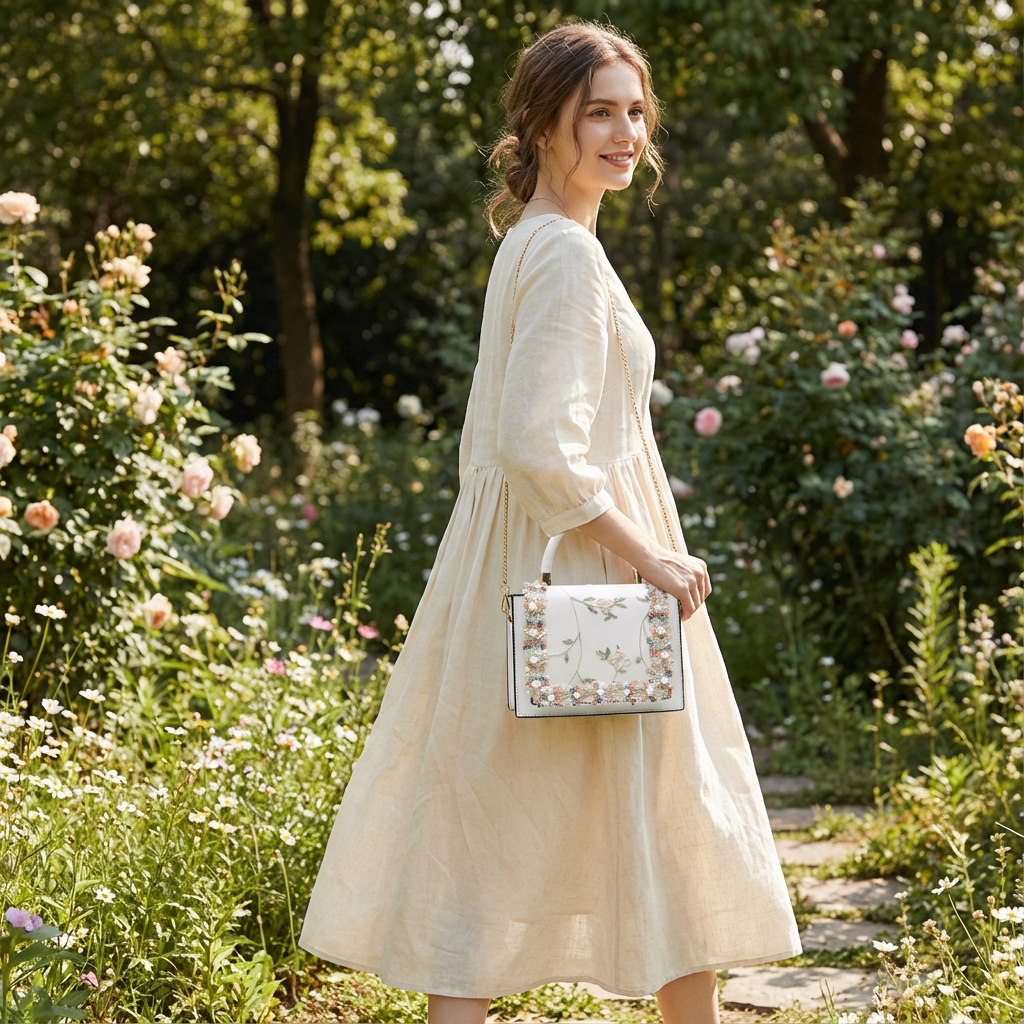 Susan | Borsa a mano da donna con manico superiore decorato