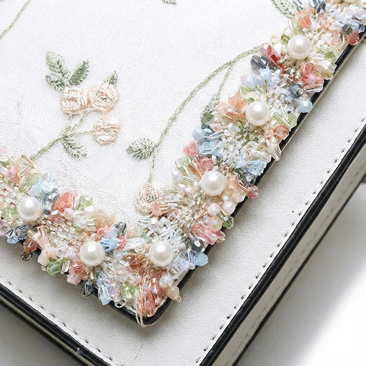 Susan | Borsa a mano da donna con manico superiore decorato