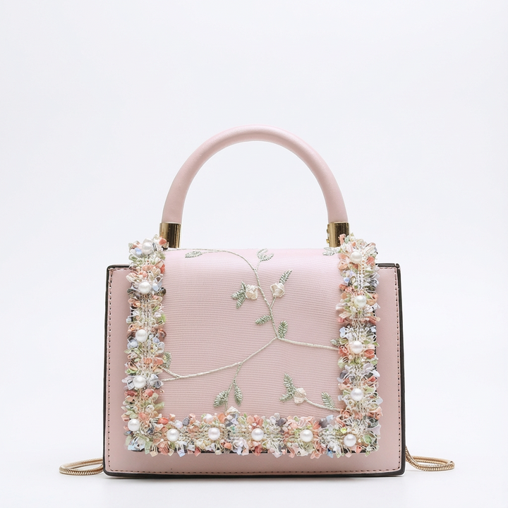 Susan | Borsa a mano da donna con manico superiore decorato