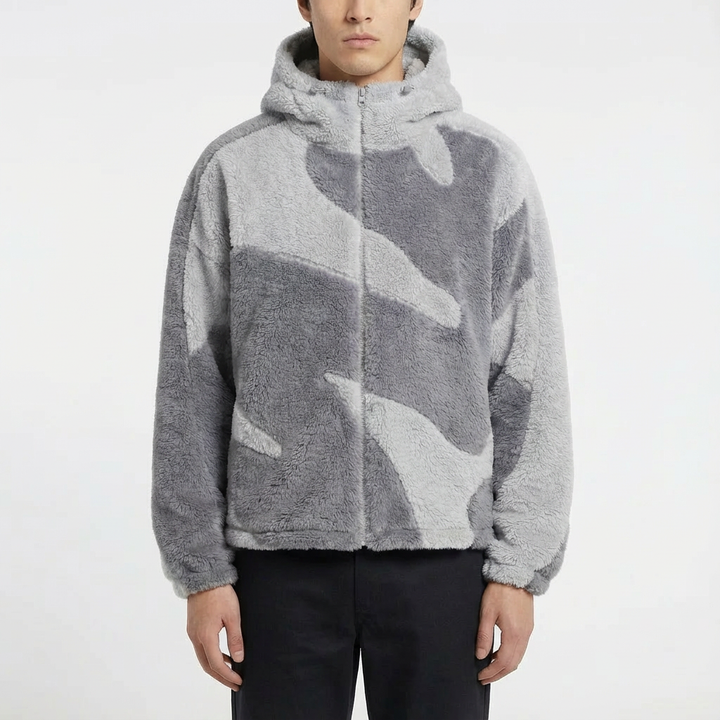 Tate | Giacca con Cerniera da Uomo a Taglio Rilassato