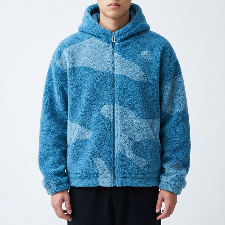 Tate | Giacca con Cerniera da Uomo a Taglio Rilassato