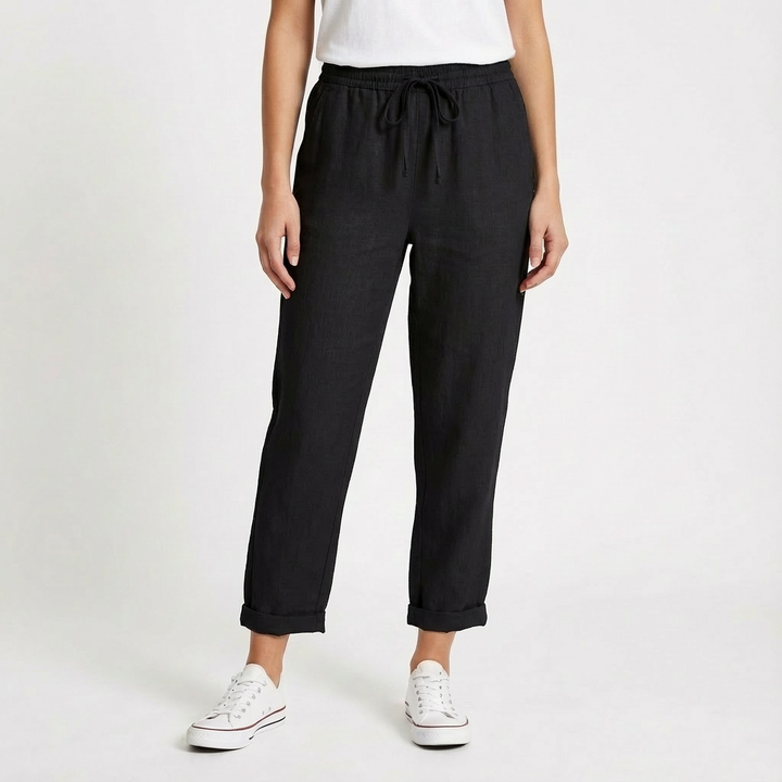 Theresa | Pantalones Recortados con Cordón para Mujer