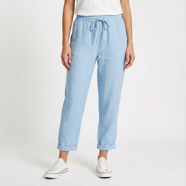 Theresa | Pantalones Recortados con Cordón para Mujer