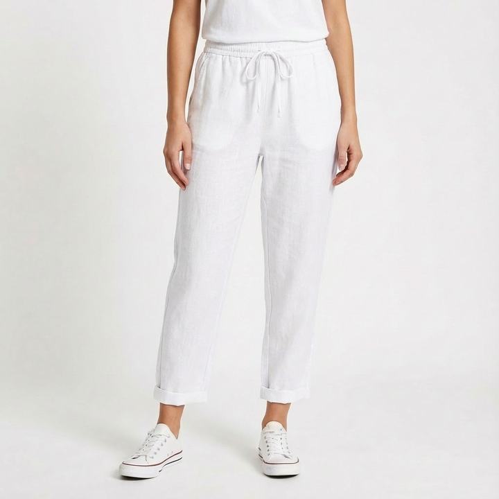 Theresa | Pantalones Recortados con Cordón para Mujer