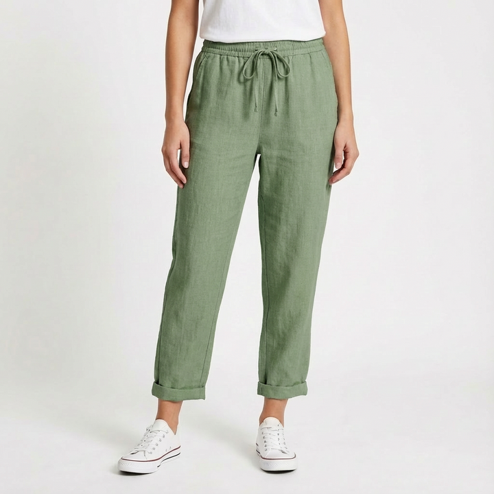 Theresa | Pantalones Recortados con Cordón para Mujer