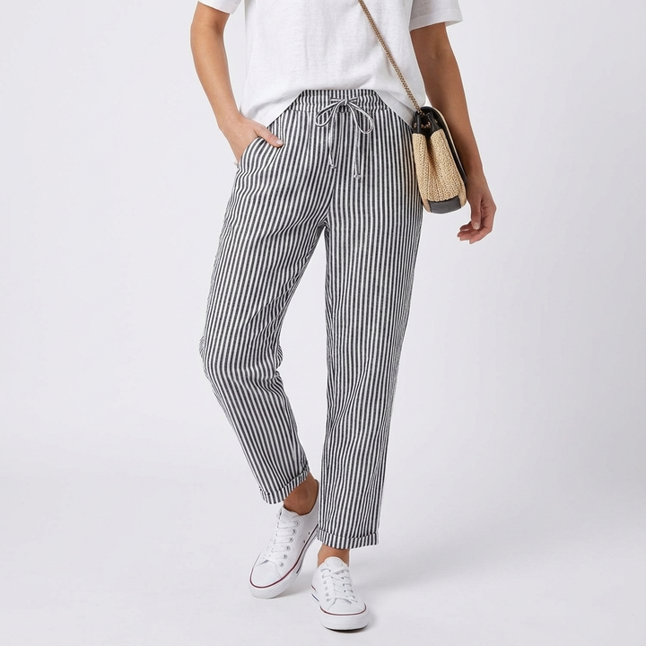 Theresa | Pantalones Recortados con Cordón para Mujer