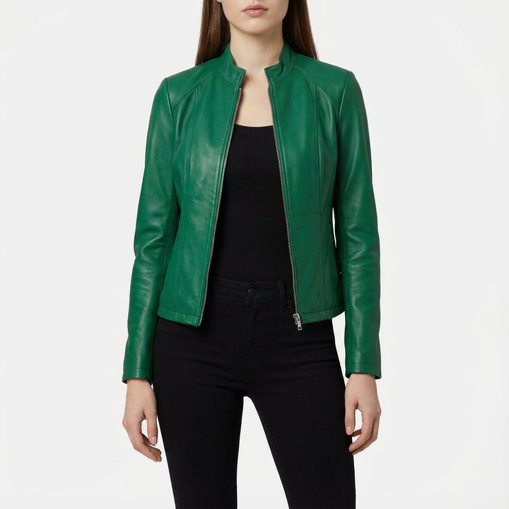 Tina | Giacca Biker Attillata da Donna