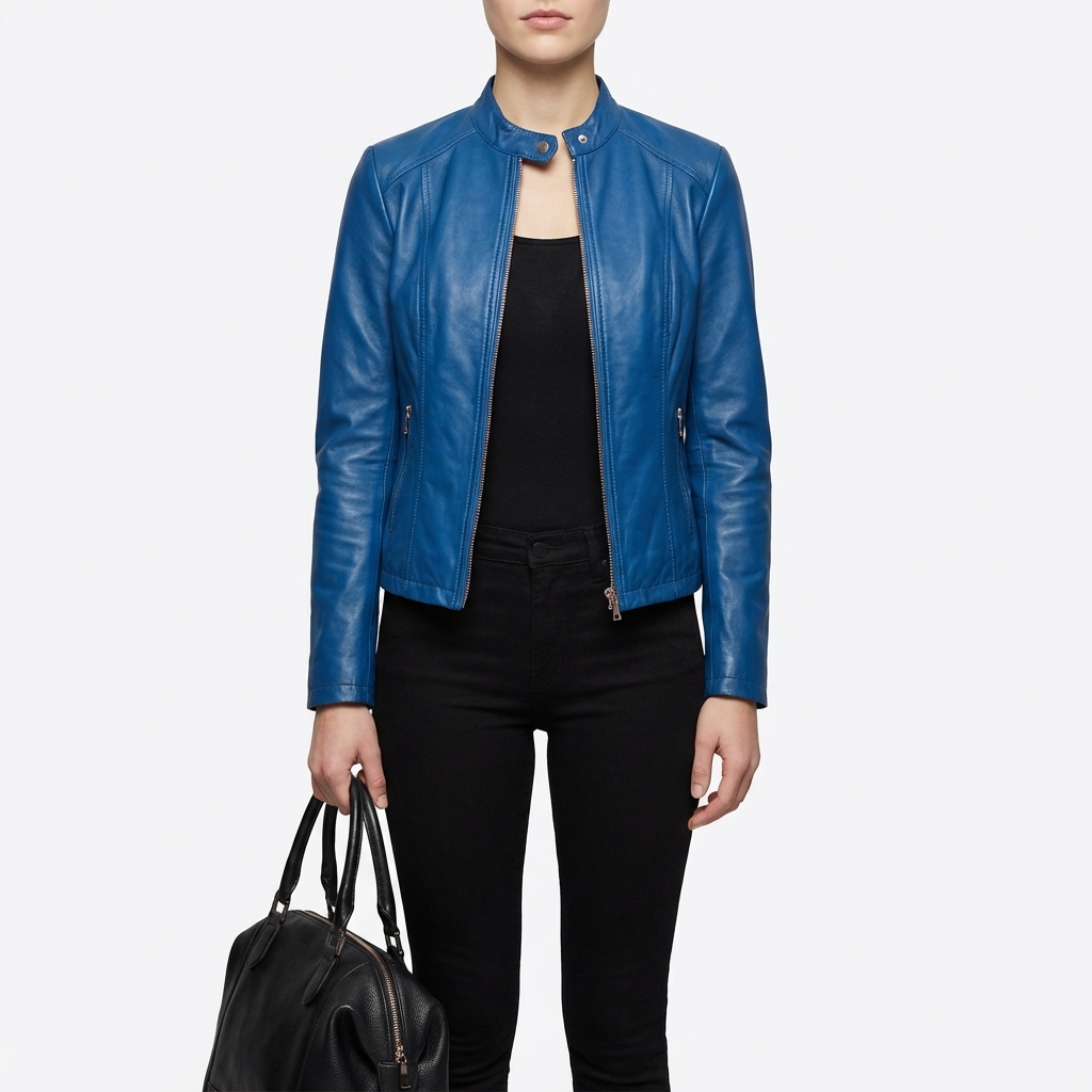 Tina | Giacca Biker Attillata da Donna