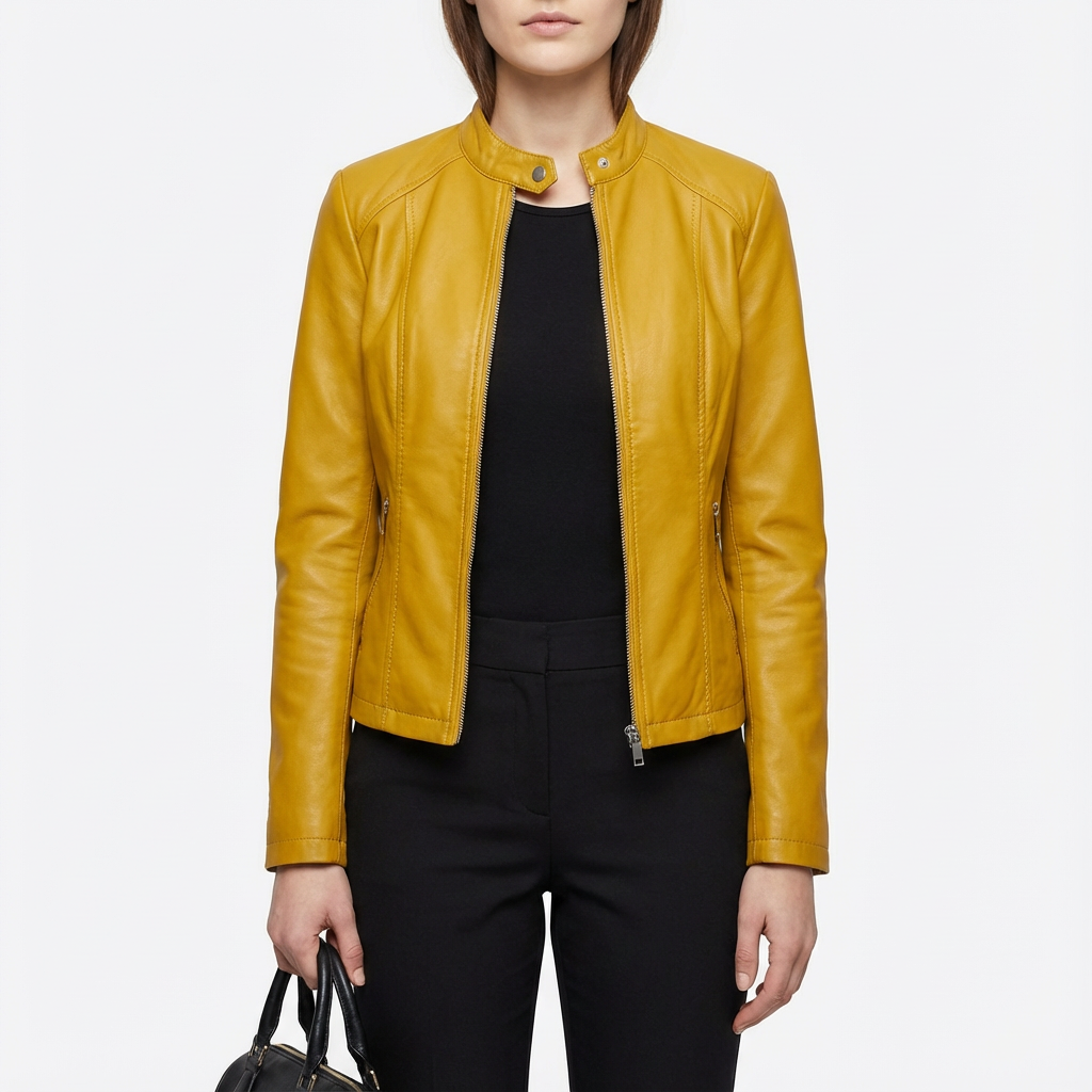 Tina | Giacca Biker Attillata da Donna