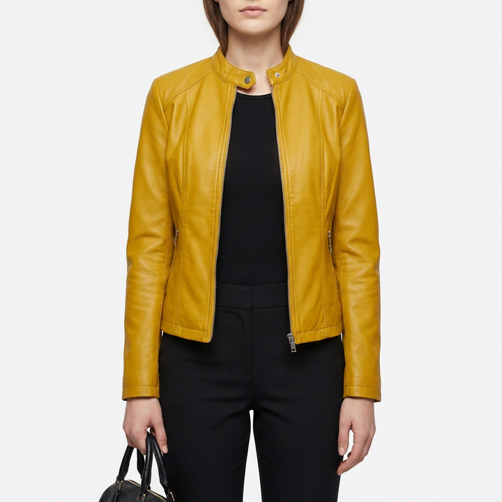 Tina | Giacca Biker Attillata da Donna