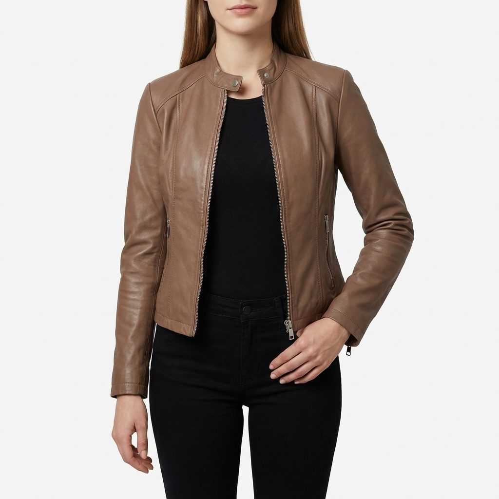 Tina | Giacca Biker Attillata da Donna