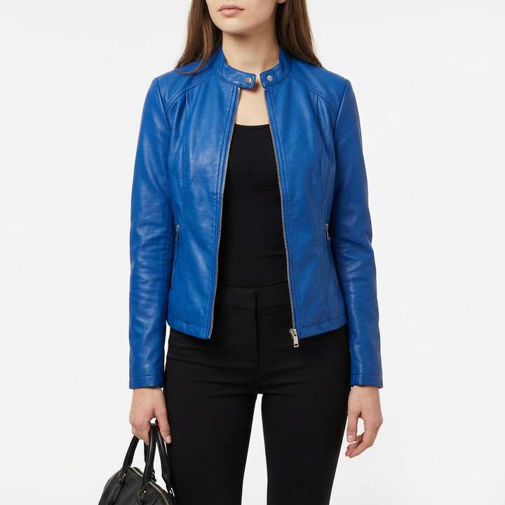 Tina | Giacca Biker Attillata da Donna