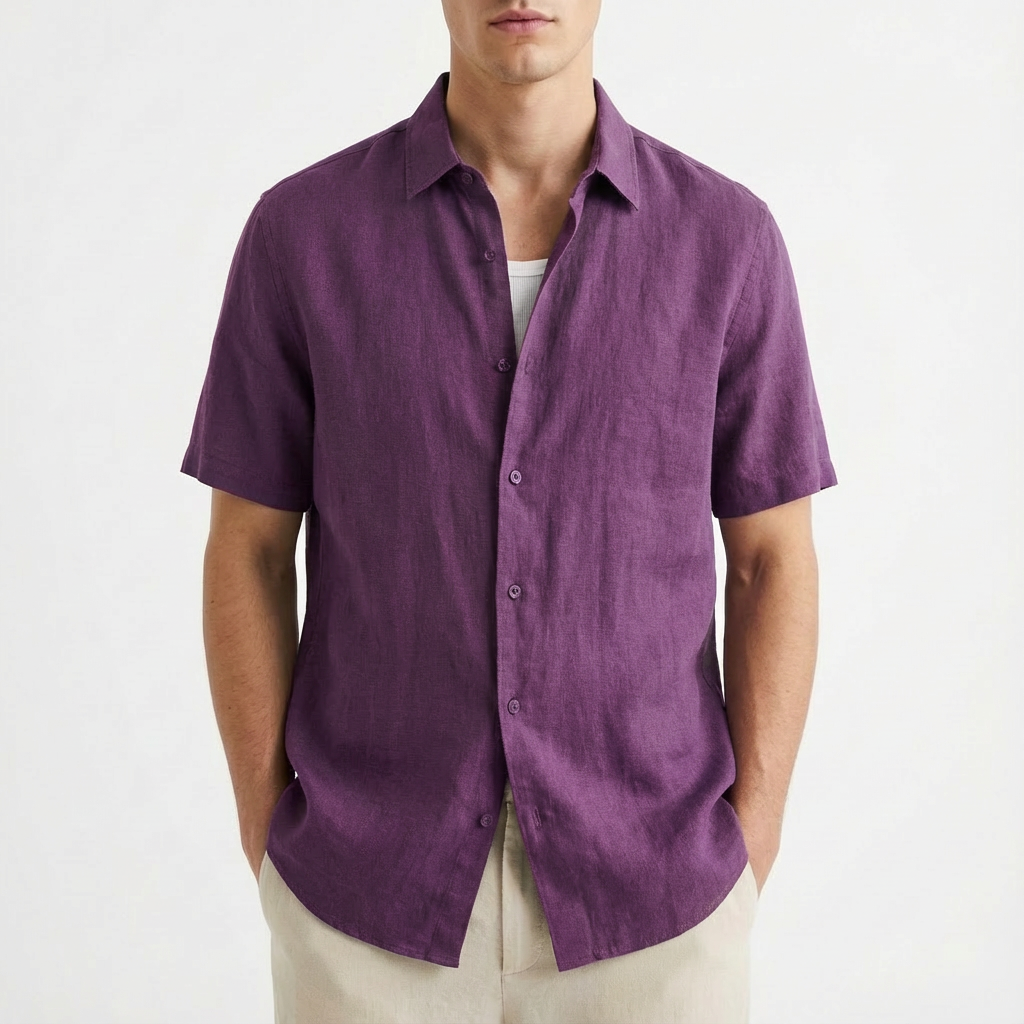 Tobias | Camisa Casual de Hombre con Botones