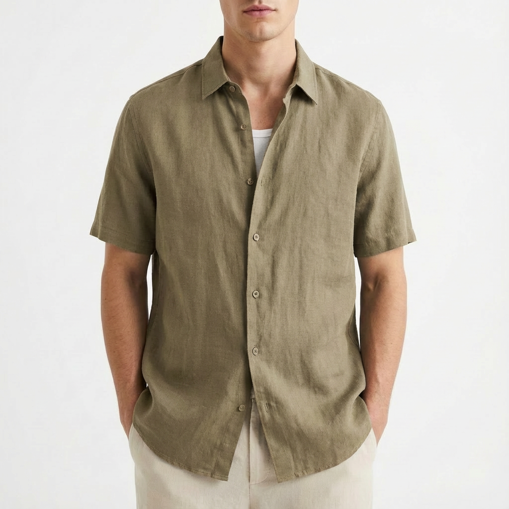 Tobias | Camisa Casual de Hombre con Botones