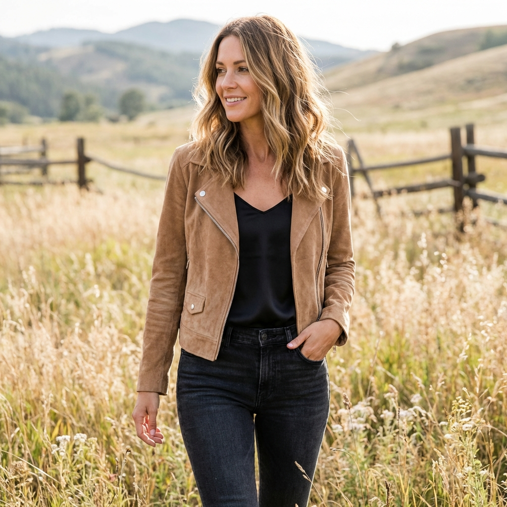 Valeria | Chaqueta Biker Cremallera Mujer