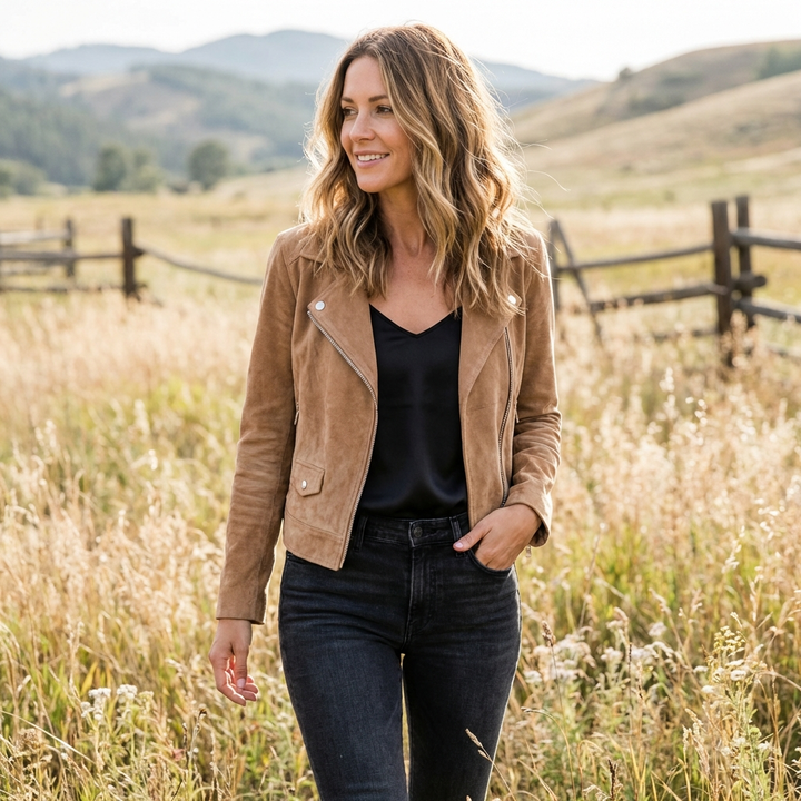 Valeria | Chaqueta Biker Cremallera Mujer