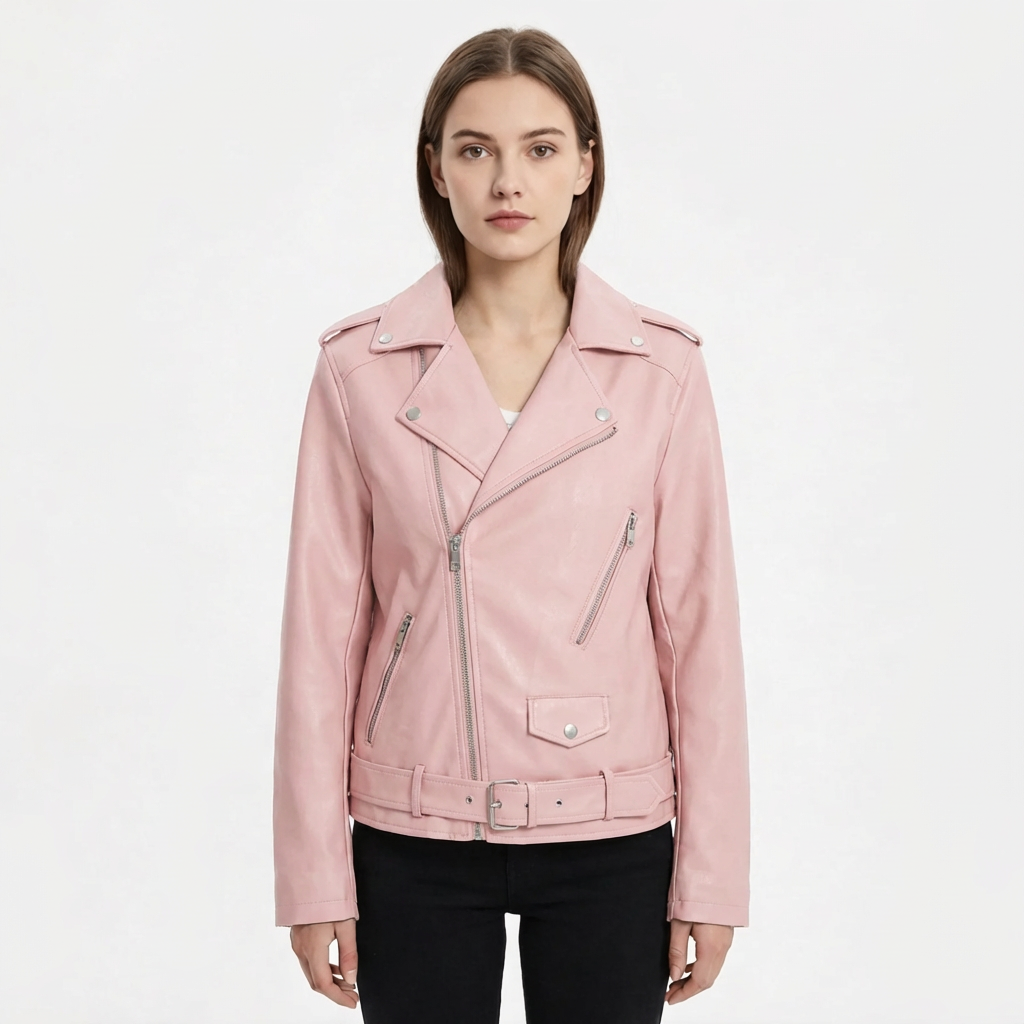 Valeria | Giacca Biker con Cerniera Donna