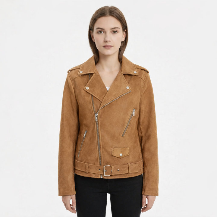Valeria | Giacca Biker con Cerniera Donna